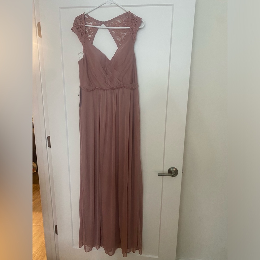 Azazie, Bridesmaids Dress, Size A 12, NWT, Dusty Rose